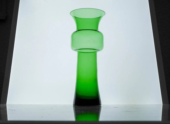Image 1 of Large green Tang-Li vase by Morales Schildt for Kosta