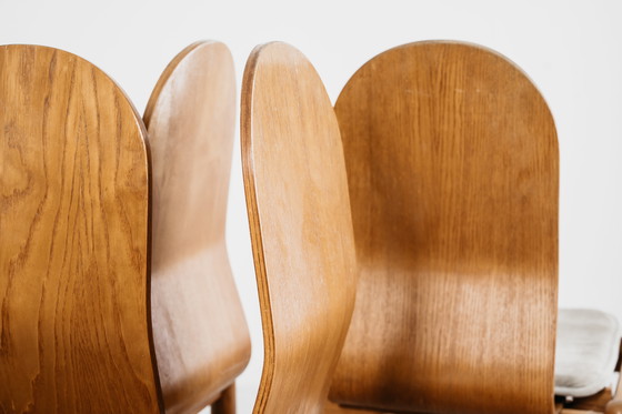 Image 1 of JYSK Set of 4 Dining Chairs Mid-Century Scandinavian Design 1970s