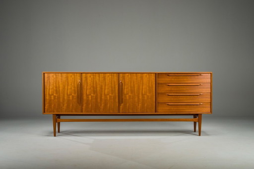 Mid-Century Type 214 Sideboard in Teak by Heinrich Riestenpatt for RT Möbel, 1960s