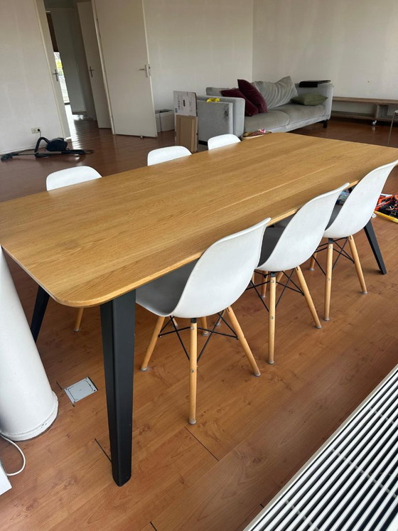 PUIK Design Fold Medium Black Esstisch + 6 Stühle – Esstische, Wood (photo 20 of 24)