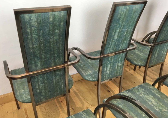 Image 1 of Belgo Chrome eetkamerstoelen uit de jaren 80