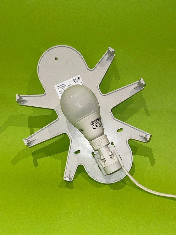 Image 1 of SMILA BAGGE Vintage IKEA wandlamp - groene lieveheersbeestje - decoratieve lamp
