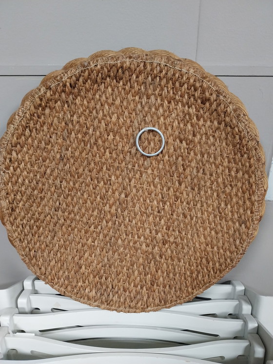 Image 1 of 1 x Adoux Minet round rope mirror. 47cm diameter, 1950s
