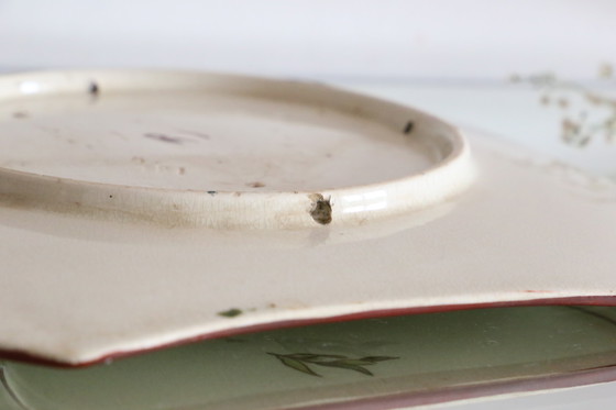 Image 1 of Achthoekig bord, Lunéville