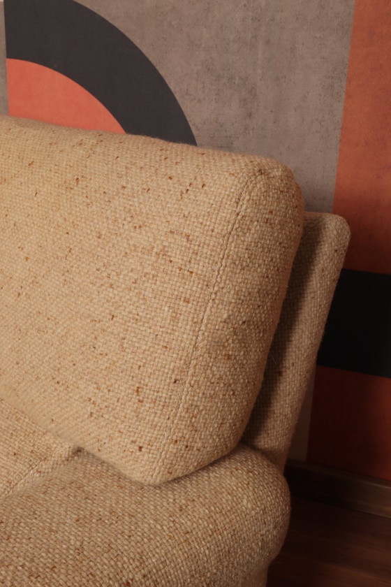 Image 1 of Juego de sillones daneses con cojines suaves y cómodos tapizados de lana