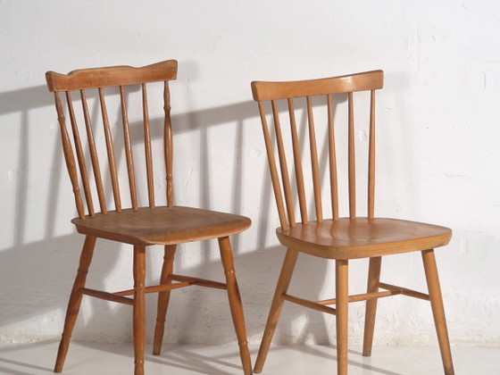 Vintage Thonet chairs (c.1950). Set of two pieces #5 – Dining chairs (photo 2 of 40)