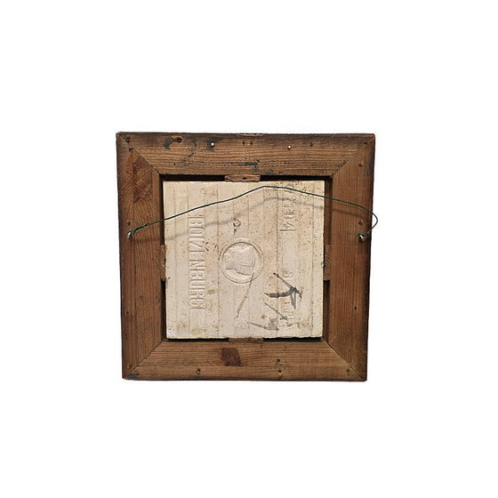 Image 1 of Old painted tile with Veere Town Hall, 1st half of the 1900s