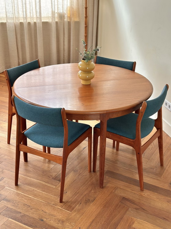 Vintage Dining Table Niels Otto Møller Teak Wood 50s/60s/70s (photo 8 of 15)