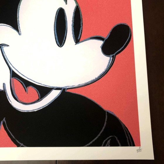1990s After Andy Warhol "Mickey Mouse" Lithograph – Lithographs & prints, Paper (photo 7 of 13)