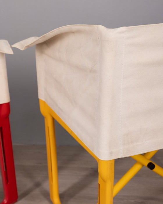 Par de sillas plegables modelo 4820 de Masayuki Matsukaze para Kartell, década de 1970. – Plastic (photo 13 of 17)