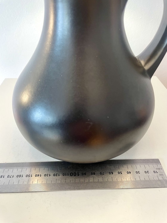 Upcycled Table lamp from original Dümler & Breiden Vase - 60s – Dümler & Breiden - West German Pottery, Brass (photo 8 of 13)