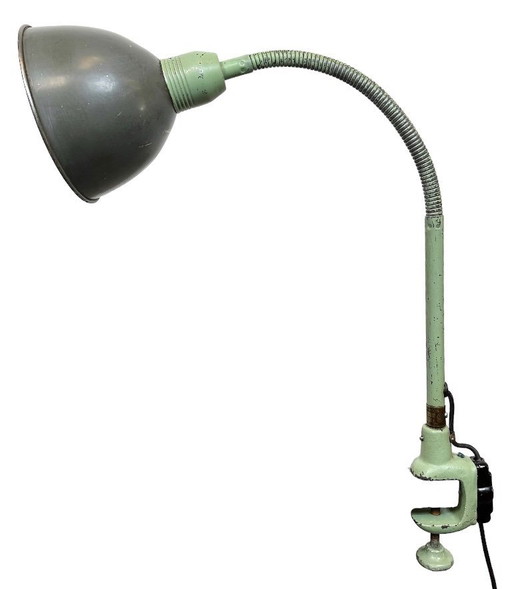 Industrial Gooseneck Table Lamp from Instala Děčín, 1960s