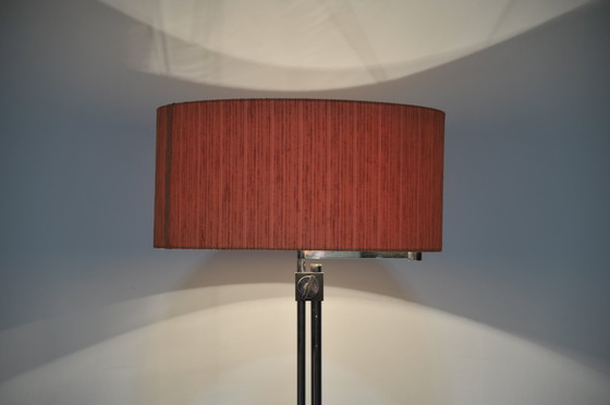 Image 1 of Floor lamp with red shade by Kaiser Leuchten (1960s)
