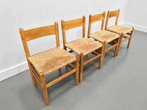 4x chairs Johan van Heuvel for Ad Vorm - 1950s