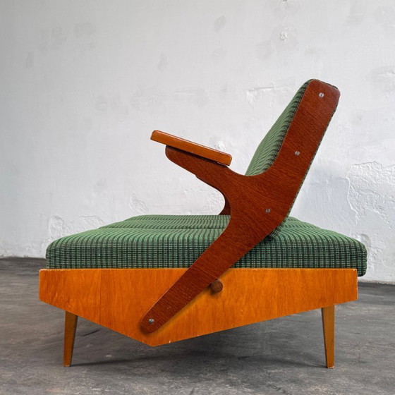 Image 1 of Mid-Century Convertible Sofa by Opp Drevovyroba, 1970s