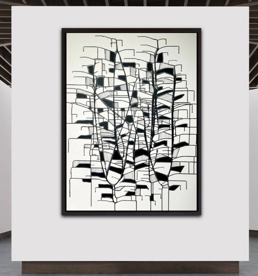 Natia Antadze Composition abstraite XXL