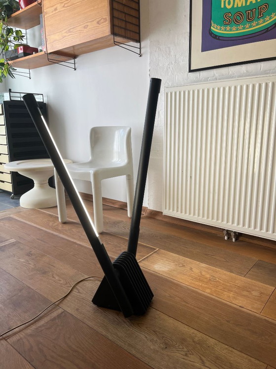 Sistema Flu floor lamp / Rodolfo Bonetto for Luci Italia, early 1980s – Luci Milano, Floor lights, Plastic (photo 11 of 12)