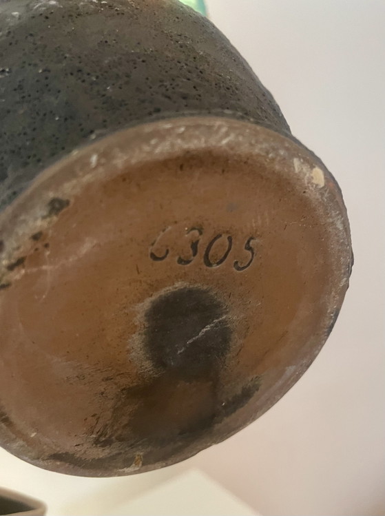 Image 1 of Wireless vase lamp from West German Pottery – Fat Lava Jug | Pop Weave Collection