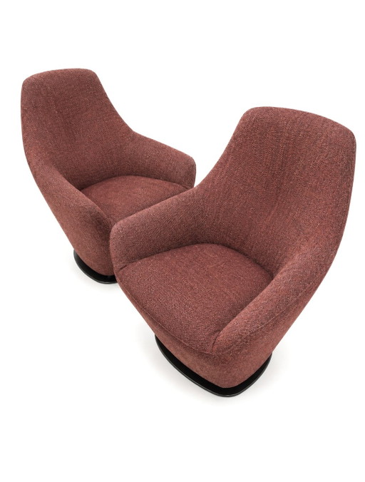 2x Leolux Cantate draai Fauteuil – Textile