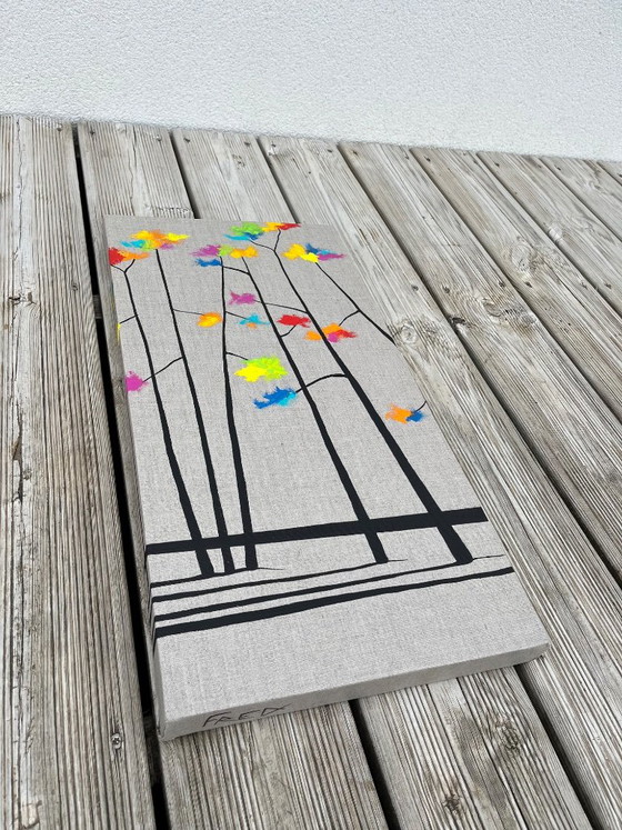 Acrilico su tela di lino 3D 60x30 – Dipinti e disegni (photo 19 of 20)