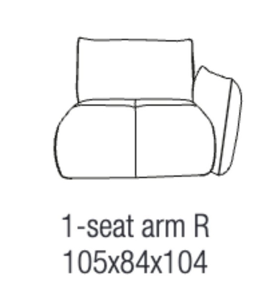 Bib Sofa - Passe Partout - Tessuto Loop Pepper, Divani angolari, Tessile, Beige (foto 6 di 6)