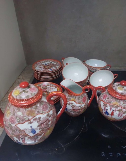 27-piece katani porcelain Meiji period 1850/1900