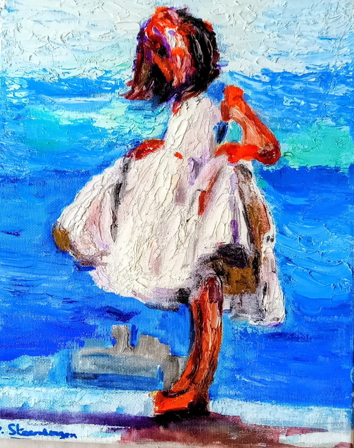 TV Steenbergen. Chica en la playa