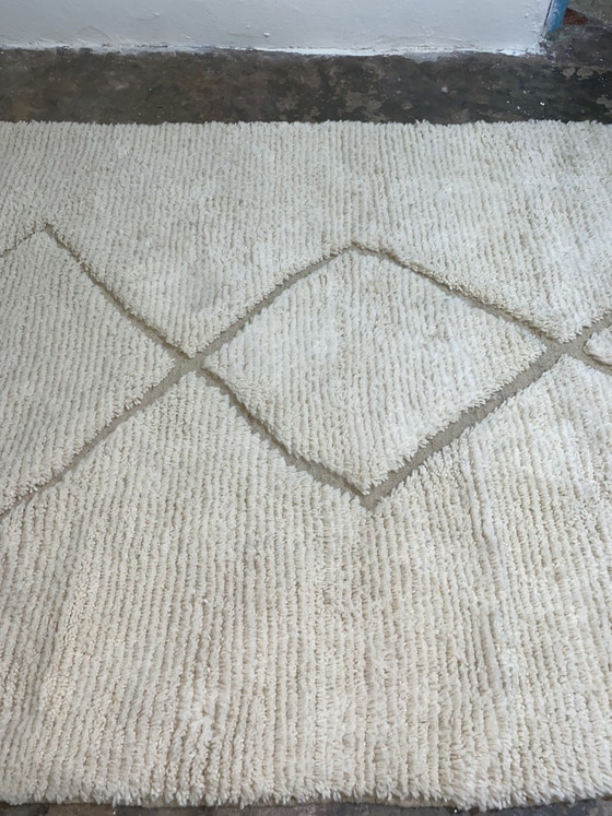 Tapis berbère en laine naturel décoré 180/250cm – Wool (photo 6 of 6)