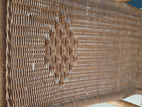 Image 1 of 1 sillón de ratán y bambú de los años 70
