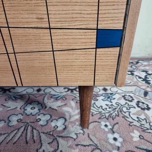 Vintage Wardrobe in Ash by Tatra Nabytok, 1960s