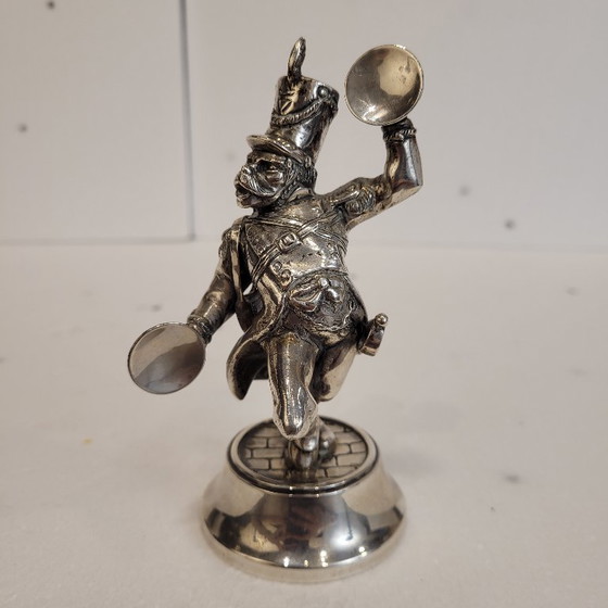 Image 1 of "Singe musicien, argent massif, 20e s. - Espagne