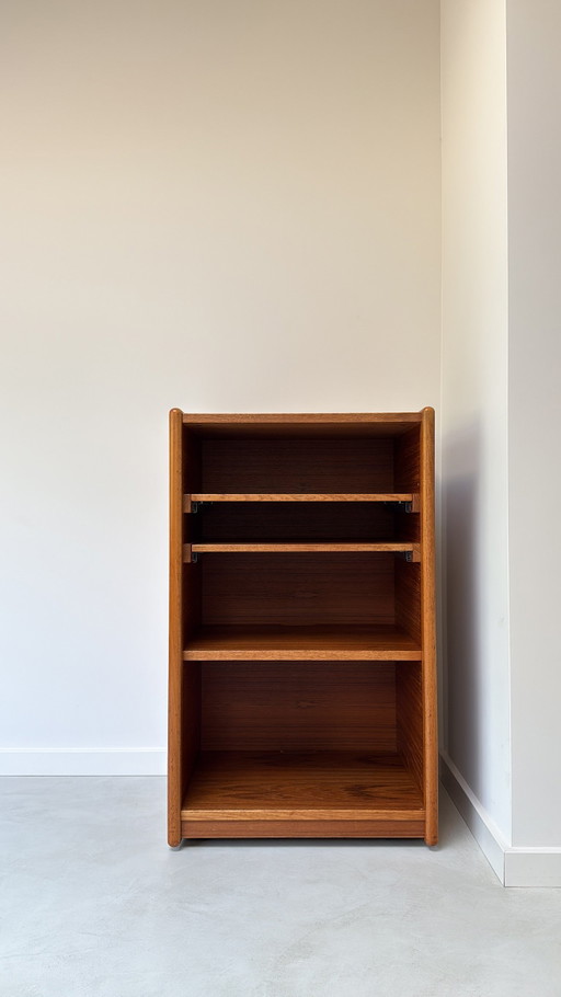 Vintage Deens teakhouten kast (audio- of platenmeubel) – opbergkast, Wood