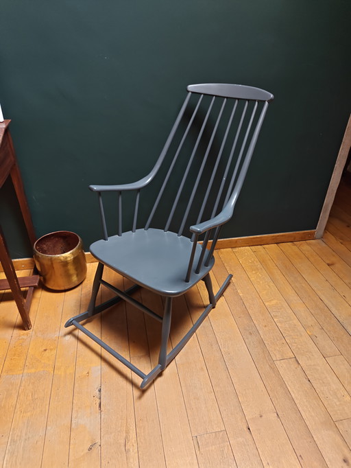 Mid - Century rocking chair designed by Lena Larsson for Nesto, Pastoe