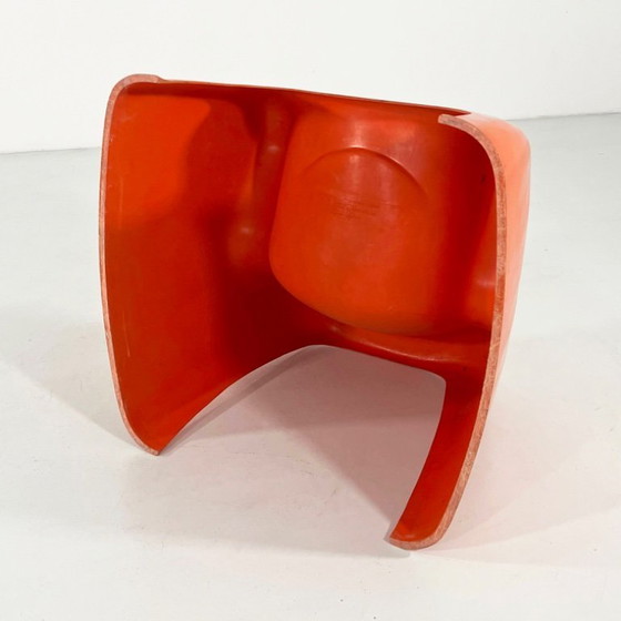 Image 1 of Oranger Toga-Sessel von Sergio Mazza für Artemide, 1960er Jahre