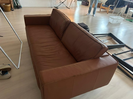 Image 1 of Lederland zwei wunderschöne braune Ledersofas