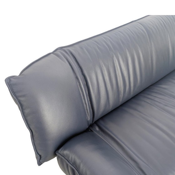 Image 1 of Original Leolux Tango Sofa Design Couch Leather Black Italy