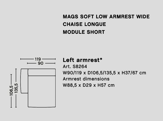 Image 1 of Hay Mags zachte lage 4-zitter