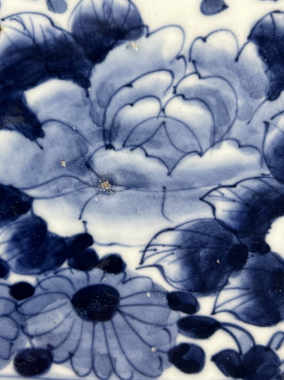 Image 1 of Antieke 19e eeuwse Japanse Artis schotel met vogelkooien