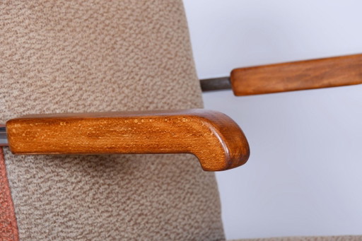 Poltrona Bauhaus originale, di Vichr a Spol., cromo, acciaio, ceca, anni '30 – fauteuils, Textile, Wood (photo 2 of 10)