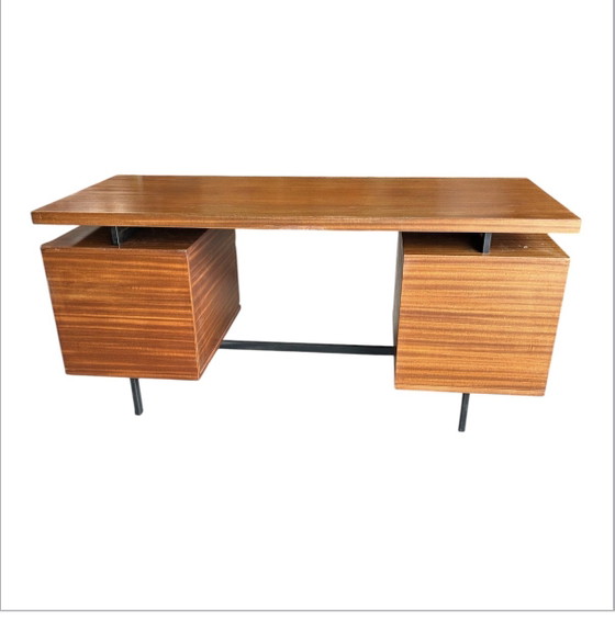 Image 1 of Mahoniehouten bureau van Pierre Guariche