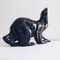 Large Art Deco Black Polar Bear Figurine with Petrol Hue by Desbarbieux, 1920s – Sculpture (photo 3 of 18)