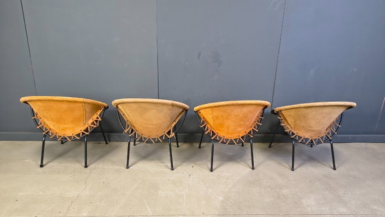 Image 1 of Vintage balloon chairs by Lush & co, 1960s - set of 4