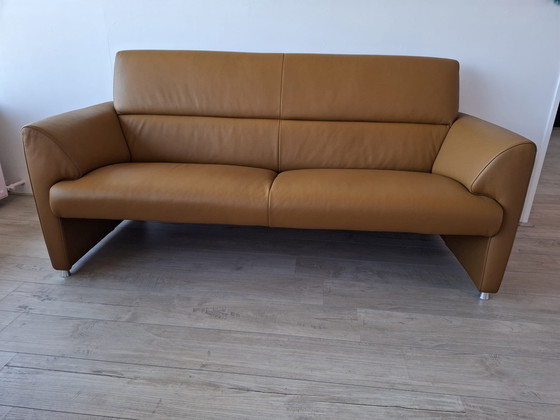 Image 1 of Montèl Mondi 3 plazas piel Havanna, nuevo estado