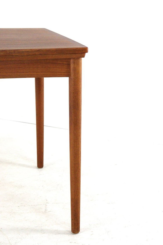 Tavolo da pranzo quadrato allungabile in teak Poul Hundevad, stile vintage danese. – Set da pranzo, Wood (photo 15 of 24)