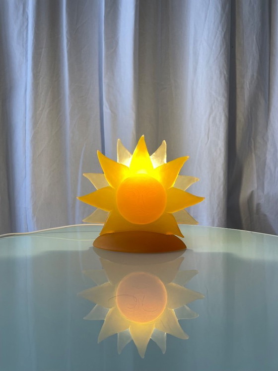 Image 1 of Lampada vintage a forma di sole degli anni '80