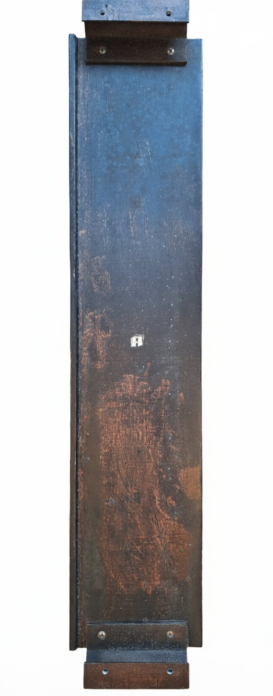 Image 1 of Brutalist large door handle wall sculpture