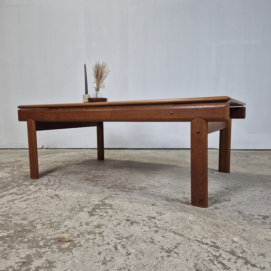 Image 1 of Table basse vintage danoise en teck H.W. Klein, Bramin, XXL années 60