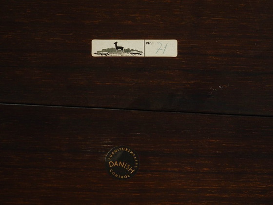 Image 1 of Round rosewood table, Danish design, 1960s, designer: Severin Hansen
