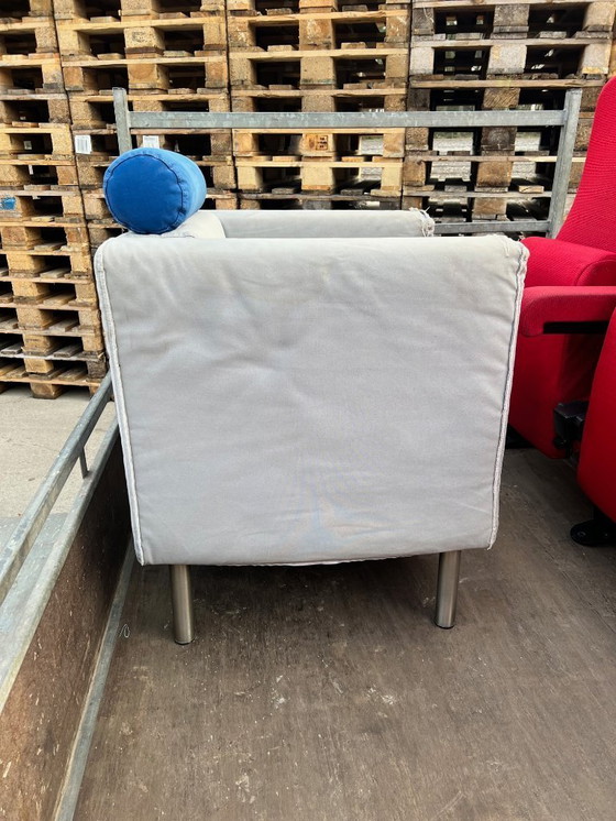 Image 1 of 2x Zanotta Albertina Stefano Casciani armchairs for restoration