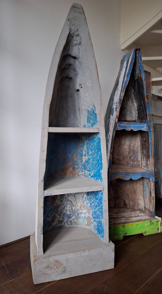 Image 1 of Armoire de bateau en bois de teck recyclé 150 cm